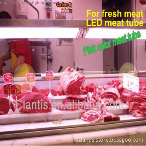 pink color meat led tube episitar led chip